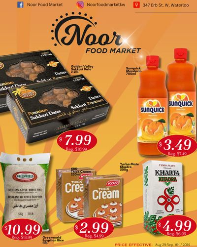 Noor Food Market Flyer August 29 to September 4