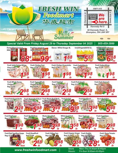 Fresh Win Foodmart Flyer August 29 to September 4