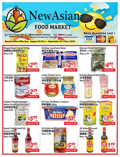 New Asian Food Market Flyer August 29 to September 4