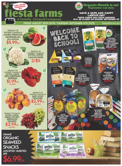 Fiesta Farms Flyer August 29 to September 4