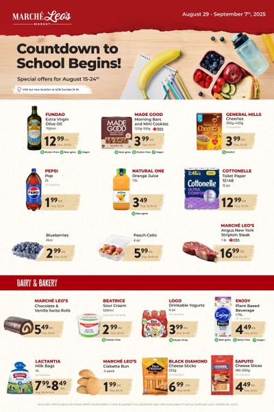 Marche Leo's Flyer August 29 to September 7