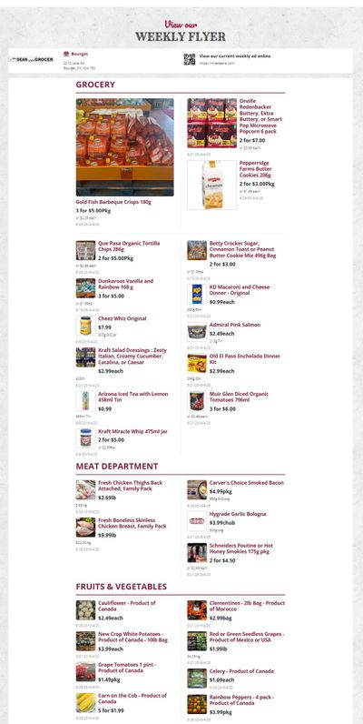 Mike Dean Local Grocer Flyer August 29 to September 4