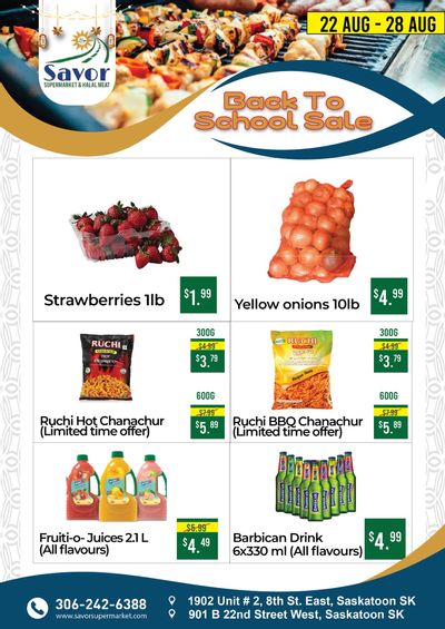 Savor Supermarket Flyer August 29 to September 4