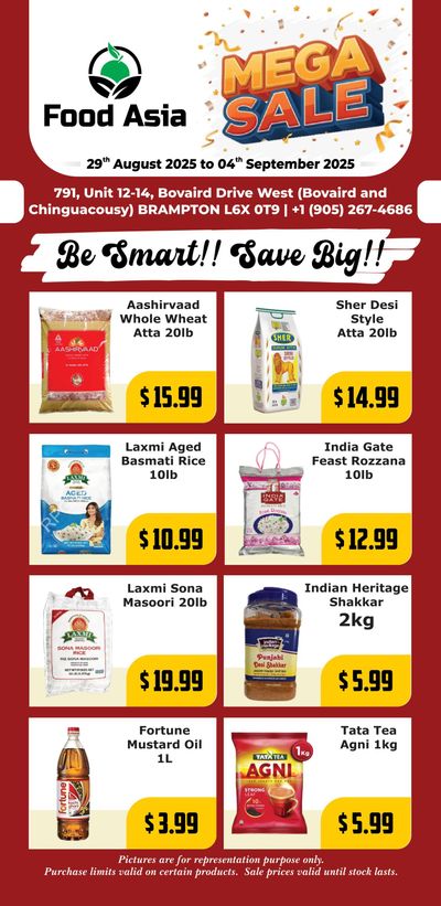 FoodAsia Flyer August 29 to September 4