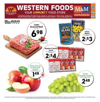 Western Foods Flyer August 29 to September 4