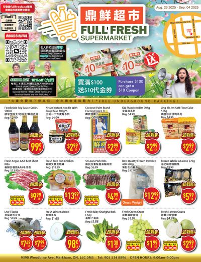 Full Fresh Supermarket Flyer August 29 to September 4