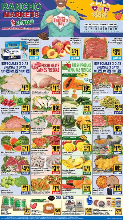 Rancho Markets Weekly Ad & Flyer June 16 to 22