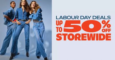 Old Navy Canada: Labour Day Deals up to 50% off Storewide