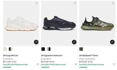 Under Armour + Outlet Canada Sale : Extra 40% off Outlet Styles with Promo Code
