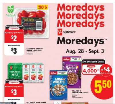 No Frills Ontario: Kellogg’s Family Size Cereal $5.50 + 4,000 PC Optimum Points