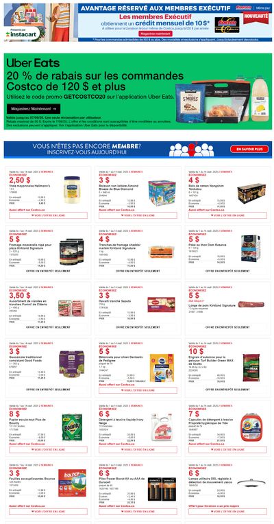 Costco (QC) Warehouse Offers September 1 to 14