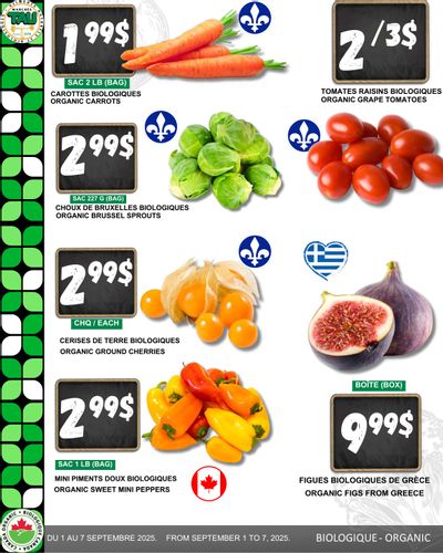 Marches Tau Produce Flyer September 1 to 7