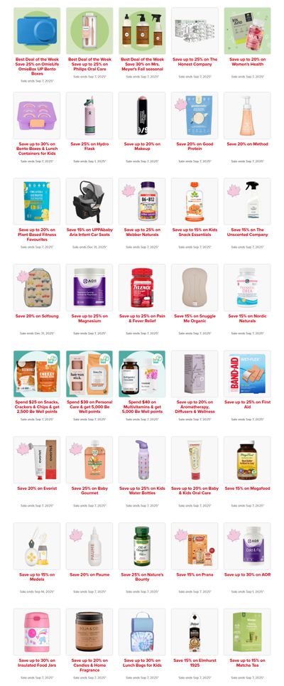 Well.ca Weekly Sales September 1 to 7