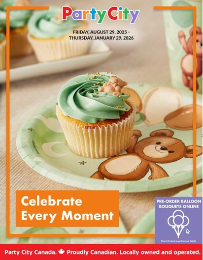 Party City Flyer August 29 to March 26