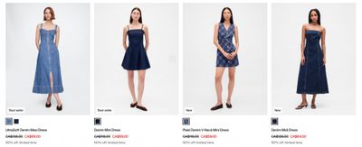 Gap Canada Labor Day Event Sale: Save 40%–60% off your Purchase Sitewide + 50% off Dresses + Extra 50% off Sale