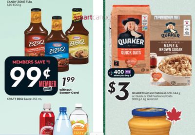 Sobeys Canada: Kraft BBQ Sauce 99 Cents Member Price + More