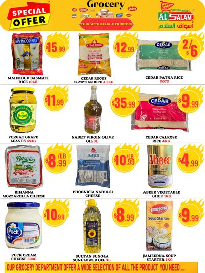 Al-Salam Supermarket Flyer September 2 to 8