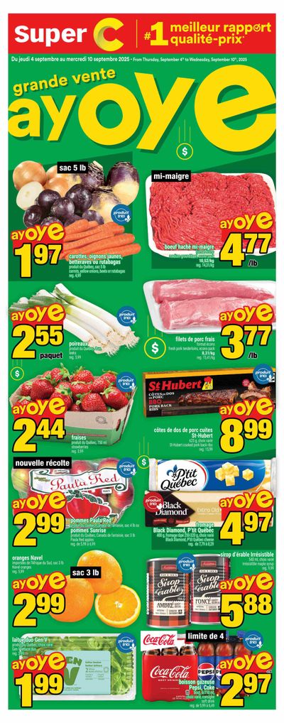 Super C Flyer September 4 to 10