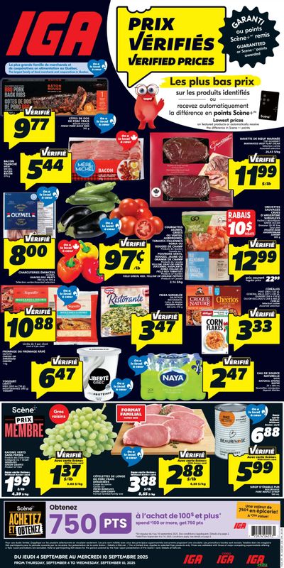IGA (QC) Flyer September 4 to 10