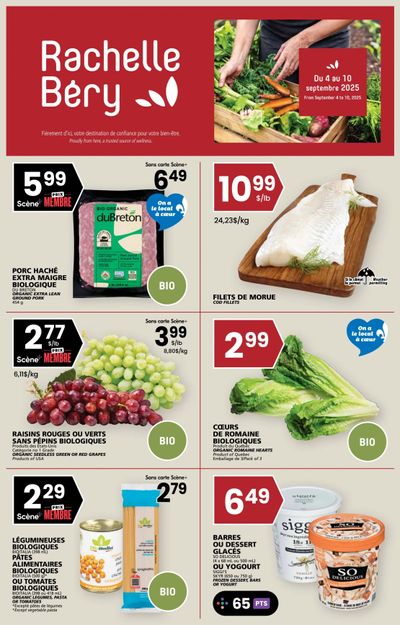 Rachelle Bery Grocery Flyer September 4 to 10