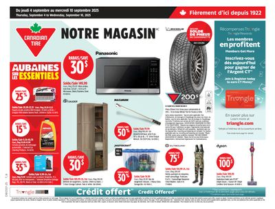 Canadian Tire (QC) Flyer September 4 to 10