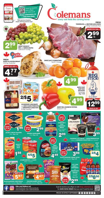 Coleman's Flyer September 4 to 10