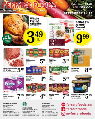 Ferraro Foods Bi-Weekly Flyer September 2 to 15