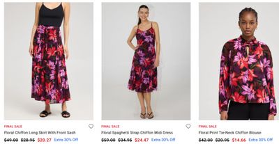 Suzy Shier & Le Chateau Canada: 40% off Sitewide + Free Shipping + Extra 30% off Sale Styles