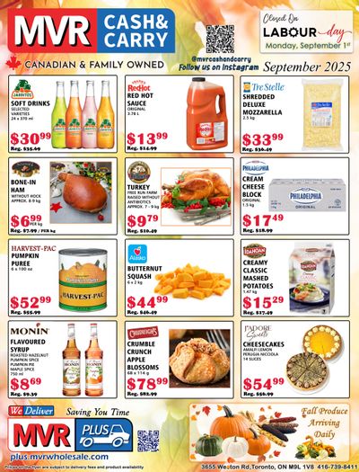 MVR Cash and Carry Flyer September 1 to 30
