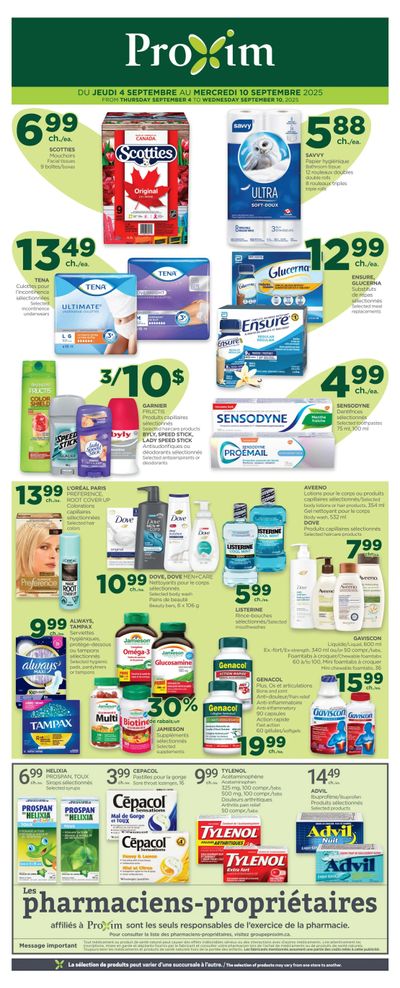 Proxim Flyer September 4 to 10