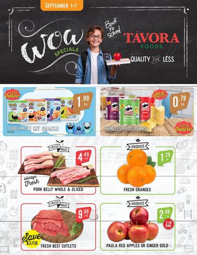 Tavora Foods Flyer September 1 to 7