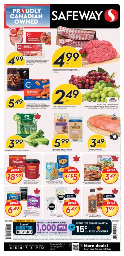 Safeway (BC) Flyer September 4 to 10