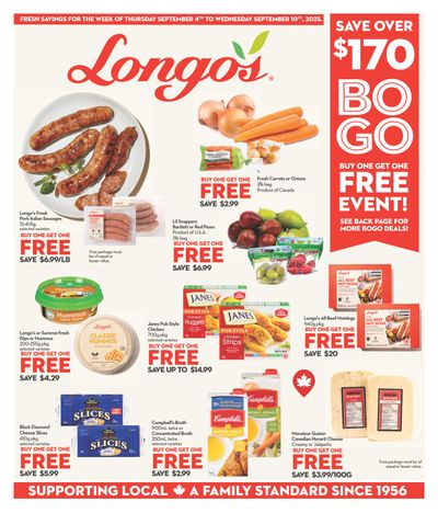 Longo's Flyer September 4 to 10