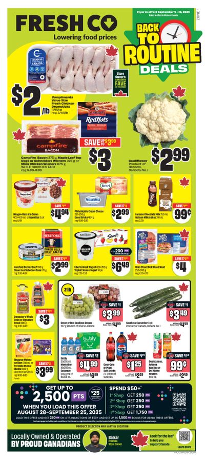 FreshCo (West) Flyer September 4 to 10
