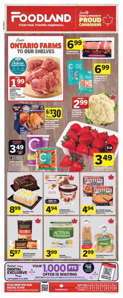 Foodland (ON) Flyer September 4 to 10