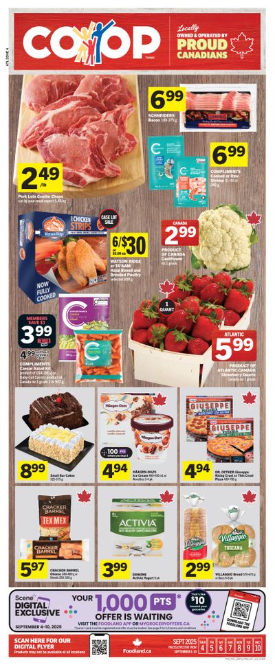 Foodland Co-op Flyer September 4 to 10