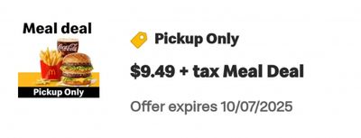 McDonald’s Canada App & Mail Coupons for September