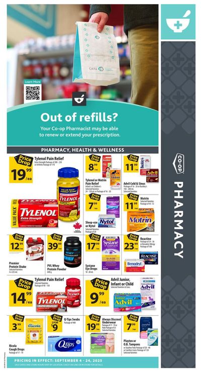 Co-op (West) Pharmacy Flyer September 4 to 24