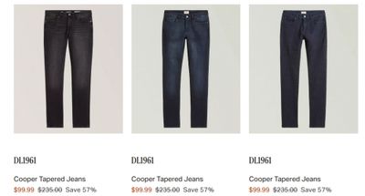 Harry Rosen Canada: Clearance up to 60% off + Extra $50 Off Every $250