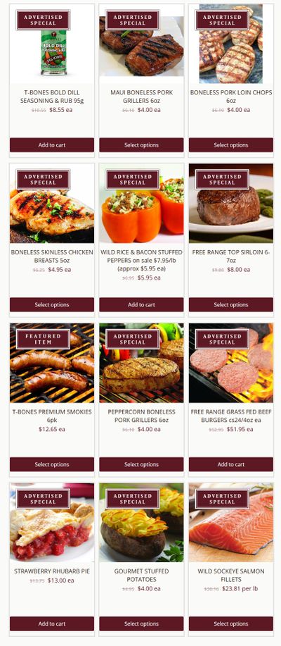T-Bone's Flyer September 3 to 9 
