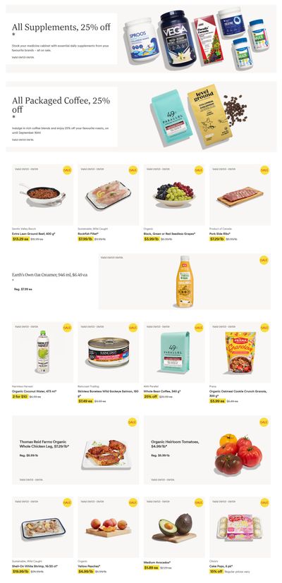 Whole Foods Market (West) Flyer September 3 to 9