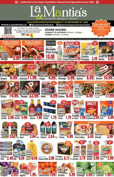 LaMantia's Flyer September 4 to 10