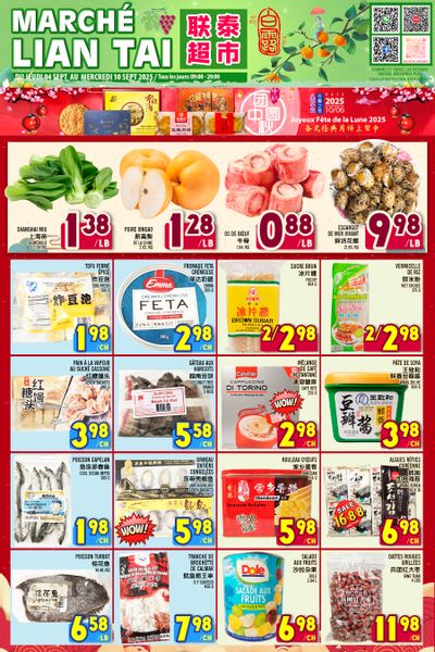 Marche Lian Tai Flyer September 4 to 10