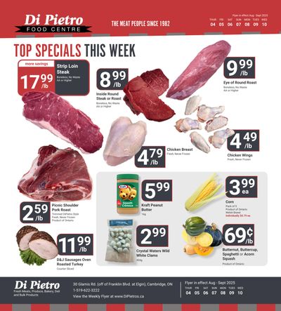 Di Pietro Food Centre Flyer September 4 to 10
