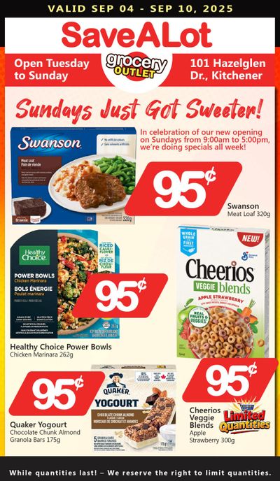 SaveALot Grocery Outlet Flyer September 4 to 10