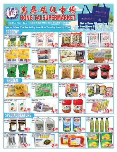 Hong Tai Supermarket Flyer June 19 to 25