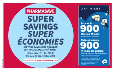 Pharmasave (NB) Flyer September 5 to 18