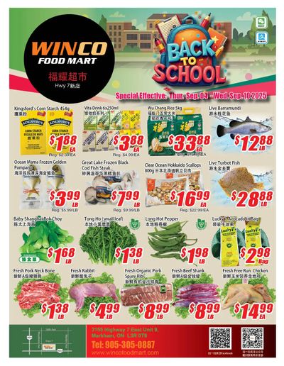 WinCo Food Mart (HWY 7) Flyer September 4 to 10
