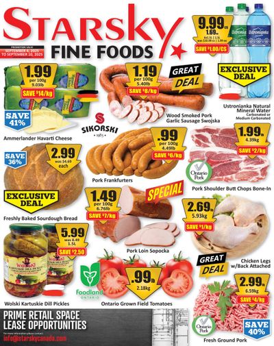 Starsky Foods Flyer September 4 to 10