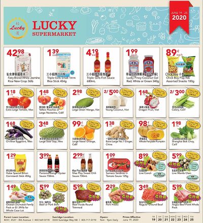 Lucky Supermarket (Calgary) Flyer June 19 to 25